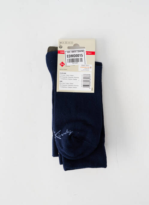 Chaussettes bleu marine KINDY pour homme