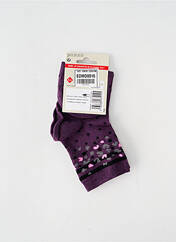 Chaussettes violet KINDY pour femme seconde vue