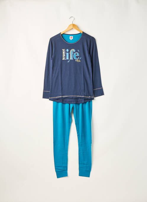 Pyjama bleu marine KINDY pour femme