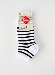 Chaussettes blanc KINDY femme