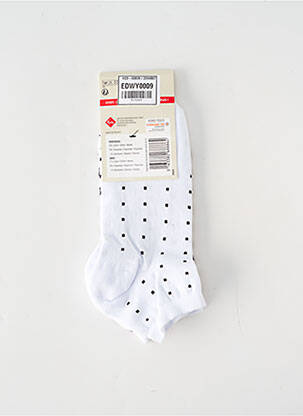 Chaussettes blanc KINDY femme