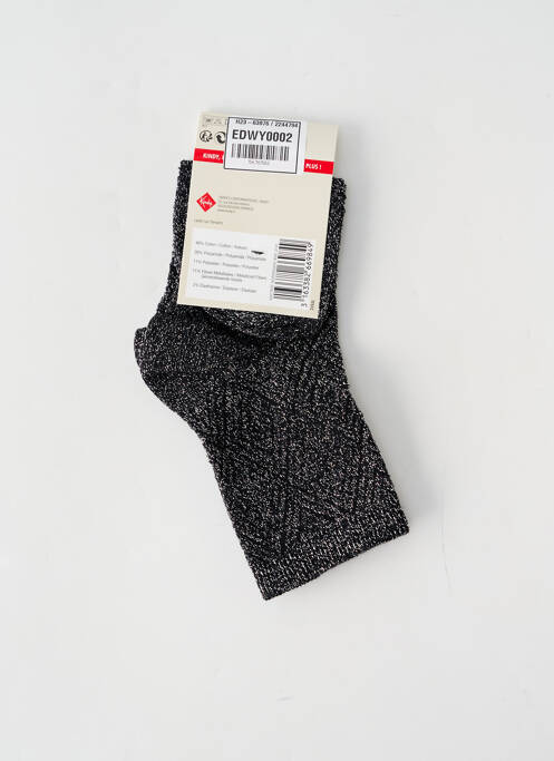 Chaussettes noir KINDY femme