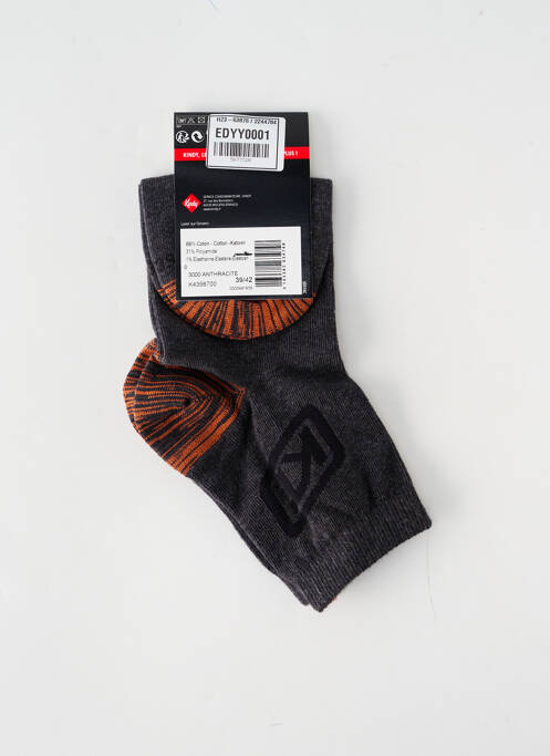 Chaussettes gris KINDY pour homme