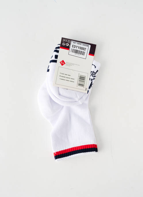 Chaussettes blanc KINDY pour homme
