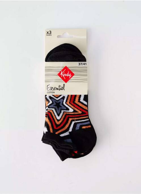 Chaussettes noir KINDY pour femme