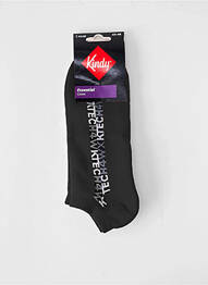 Chaussettes noir KINDY homme