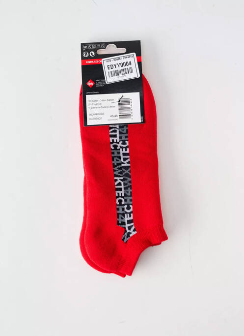 Chaussettes noir KINDY pour homme