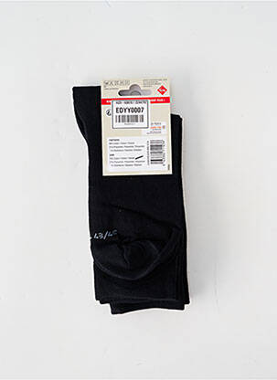Chaussettes noir KINDY homme