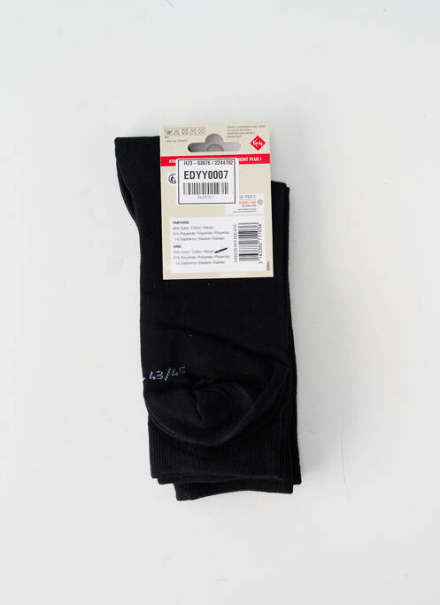 Chaussettes noir KINDY pour homme