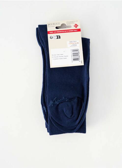 Chaussettes bleu KINDY homme