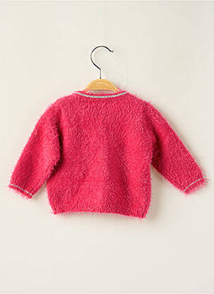 Gilet rose 3 POMMES fille