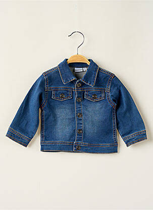 Blouson bleu 3 POMMES garçon