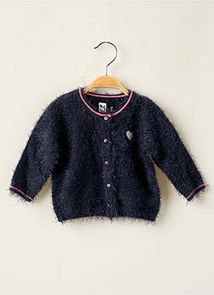 Gilet bleu marine 3 POMMES fille