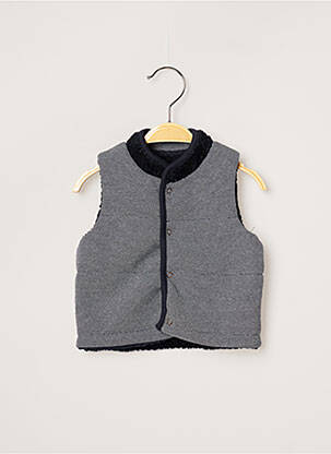 Gilet sans manche bleu 3 POMMES garçon