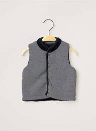 Gilet sans manche bleu 3 POMMES garcon