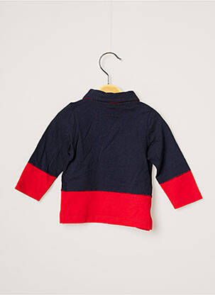 Polo bleu marine 3 POMMES garçon