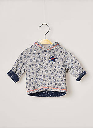 Gilet gris 3 POMMES garçon