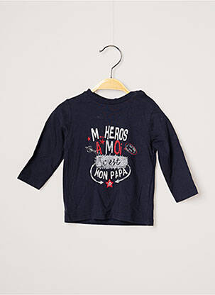 T-shirt bleu marine 3 POMMES garçon
