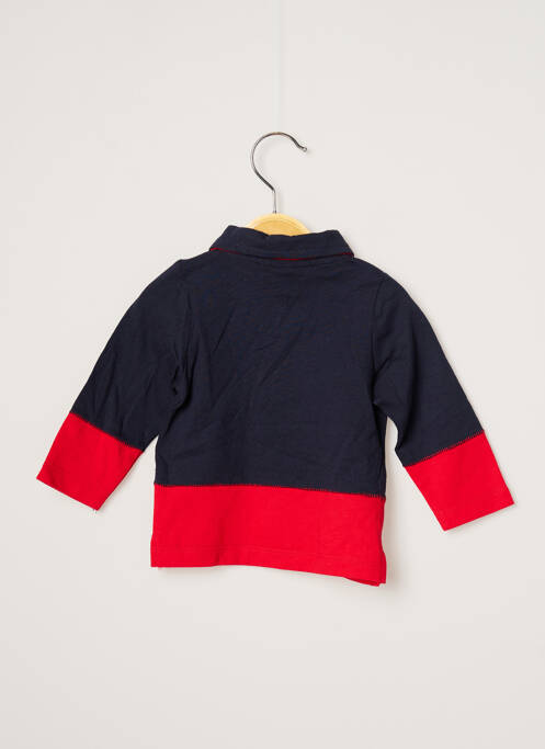 Polo bleu marine 3 POMMES pour garçon