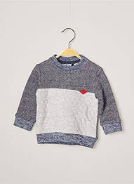 Sweat-shirt gris 3 POMMES garcon