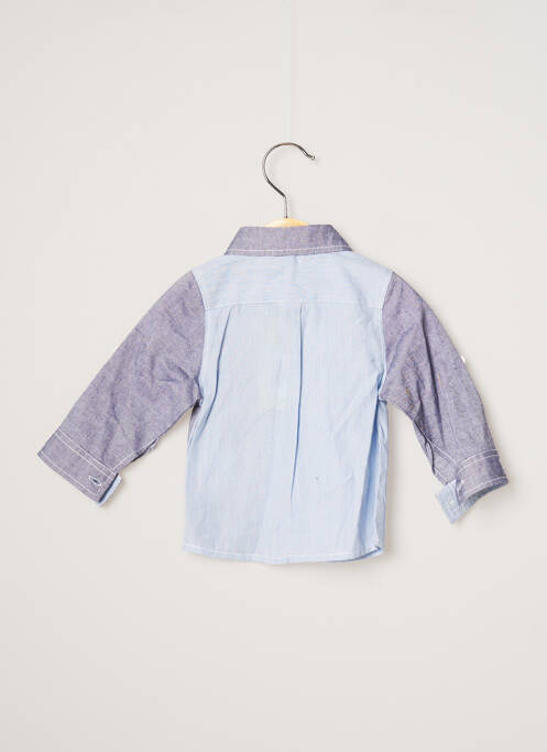 Chemise manches longues bleu 3 POMMES garçon