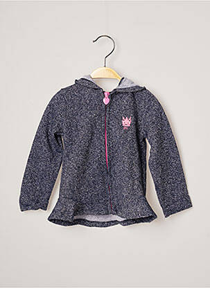 Gilet bleu marine 3 POMMES fille