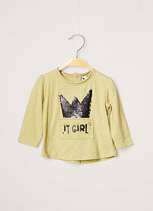 T-shirt vert 3 POMMES fille