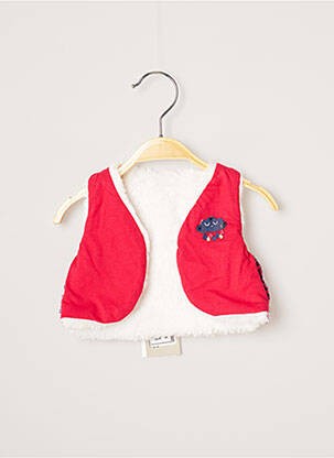 Gilet sans manche rose 3 POMMES fille