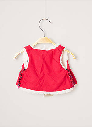 Gilet sans manche rose 3 POMMES fille