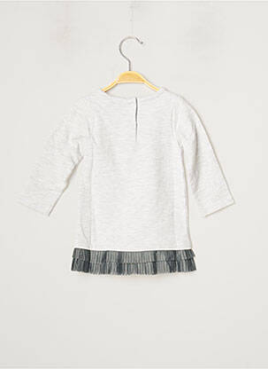Robe courte gris 3 POMMES fille