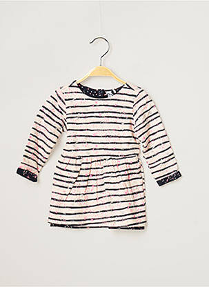 Robe courte blanc 3 POMMES fille