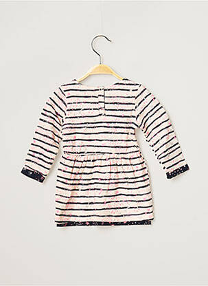 Robe courte blanc 3 POMMES fille
