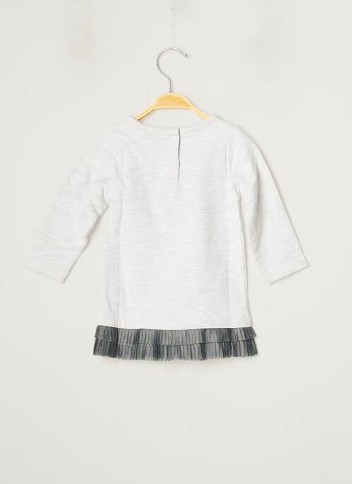 Robe courte gris 3 POMMES pour fille