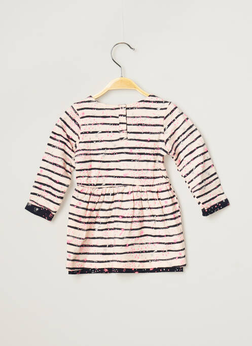 Robe courte blanc 3 POMMES pour fille