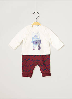 Ensemble pantalon rouge 3 POMMES garçon