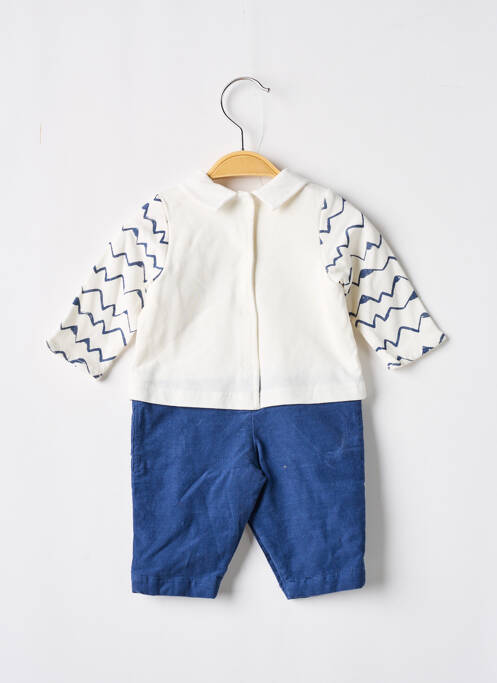 Combi-pantalon bleu 3 POMMES pour garçon