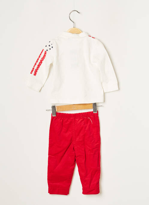 Ensemble pantalon rouge 3 POMMES pour garçon