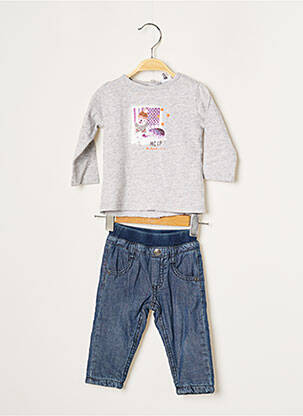 Ensemble pantalon bleu marine 3 POMMES garçon