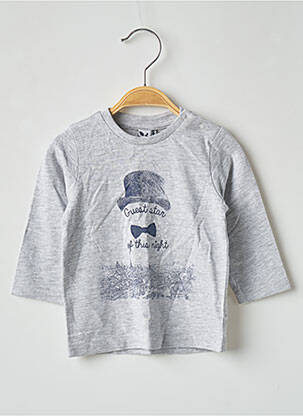 T-shirt gris 3 POMMES garçon