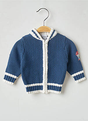 Gilet bleu 3 POMMES garçon