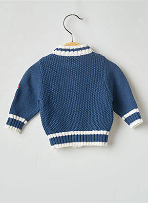 Gilet bleu 3 POMMES garçon