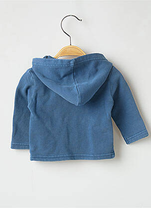 Gilet manches longues bleu 3 POMMES garçon