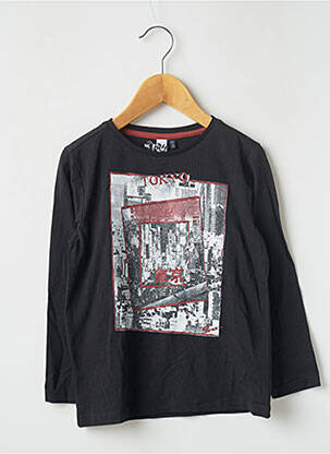 T-shirt noir 3 POMMES garçon