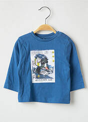 T-shirt bleu 3 POMMES pour garçon seconde vue