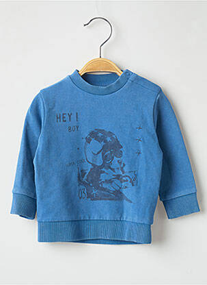 Sweat-shirt bleu 3 POMMES garçon