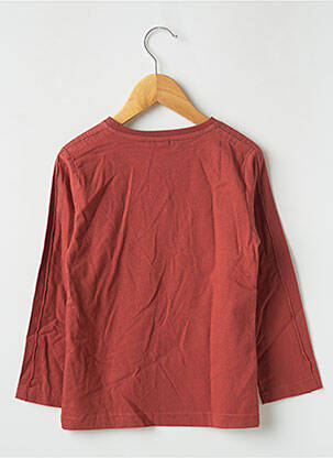 T-shirt orange 3 POMMES garcon