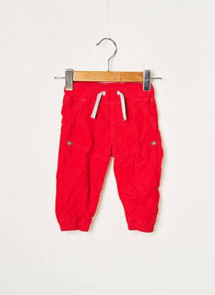 Pantalon droit rouge 3 POMMES pour garçon