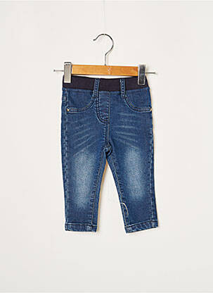 Pantalon droit bleu marine 3 POMMES fille
