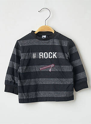 T-shirt noir 3 POMMES garçon
