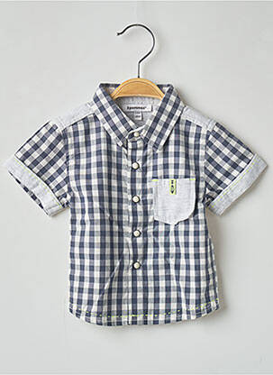 Chemise manches courtes gris 3 POMMES garçon